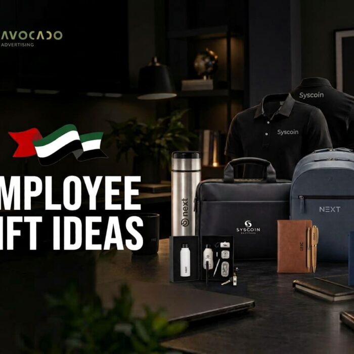Employee gift ideas Dubai – branded backpacks, bags, polo shirts and drinkware, Avocado Advertising